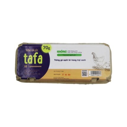 Trứng gà gộc Tafa VietGAP 70g (10 pcs)